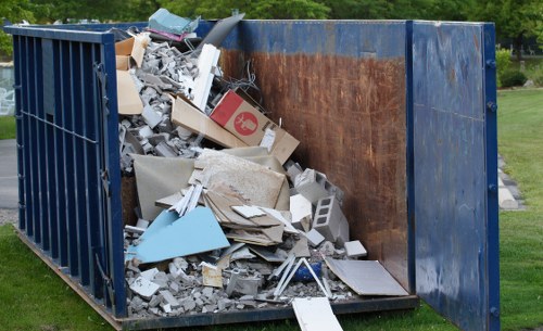 Company team providing business waste removal services in Barking