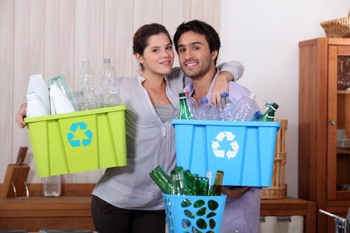 Eco-friendly recycling process during office clearance